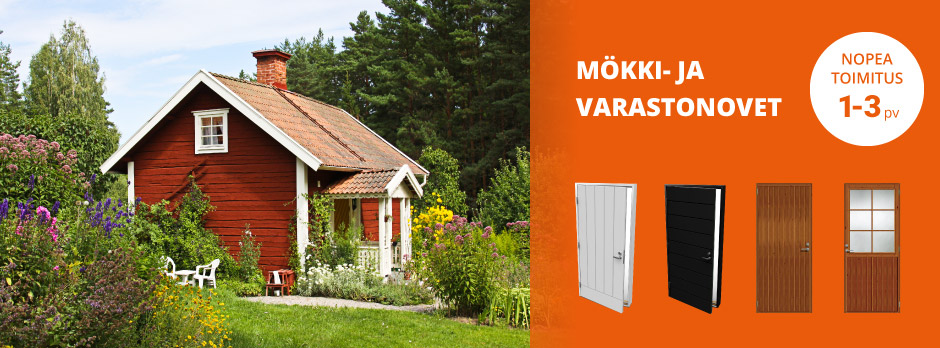 Mökki- ja varastonovet