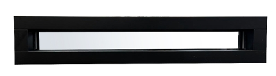 Kiinteä yläikkuna musta 175mm karmi